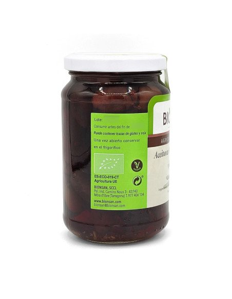 ACEITUNAS NEGRAS DESHUESADAS ECOLOGICAS - 170 g