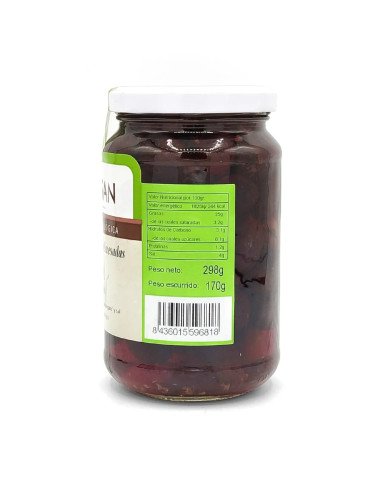 ACEITUNAS NEGRAS DESHUESADAS ECOLOGICAS - 170 g