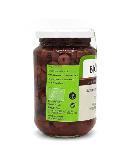 ACEITUNAS NEGRAS LAMINADAS ECOLOGICAS - 170 g