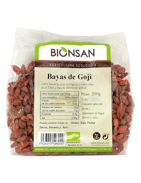 BAYAS DE GOJI ECOLOGICAS - 200 g