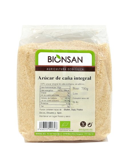 AZUCAR DE CAÑA INTEGRAL ECOLOGICO - 750 g