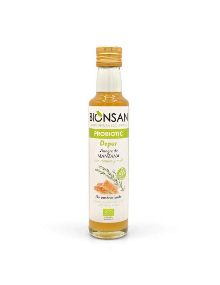 VINAGRE DE MANZANA CON ROMERO Y MIEL ECOLOGICO - 250 ml