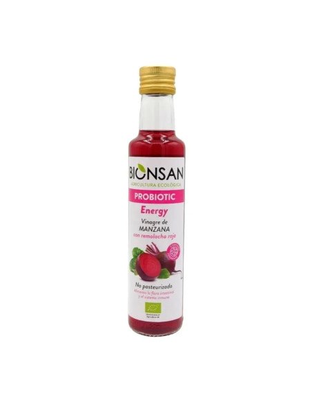 VINAGRE DE MANZANA CON REMOLACHA ROJA ECOLOGICO - 250 ml