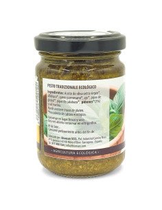 PESTO TRADIZIONALE CON PIÑONES ECOLOGICO - 140 g 2