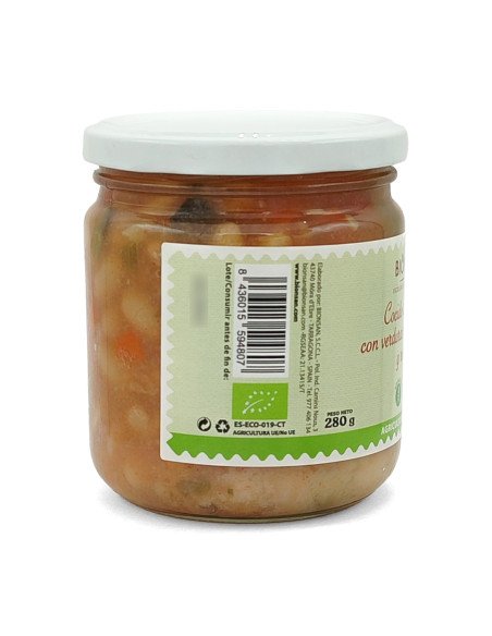 COCIDO ECOLOGICO DE ALUBIAS CON VERDURAS - 280 g