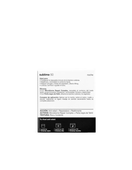 SUBLIME 50 NOCHE - CREMA REAFIRMANTE ANTIEDAD - 50 ml