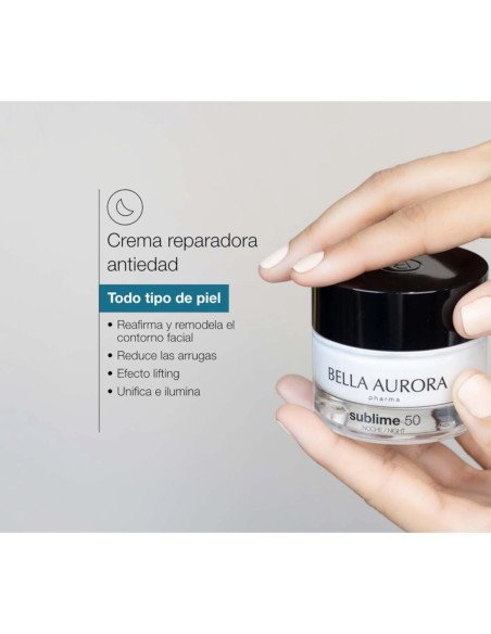 SUBLIME 50 NOCHE - CREMA REAFIRMANTE ANTIEDAD - 50 ml