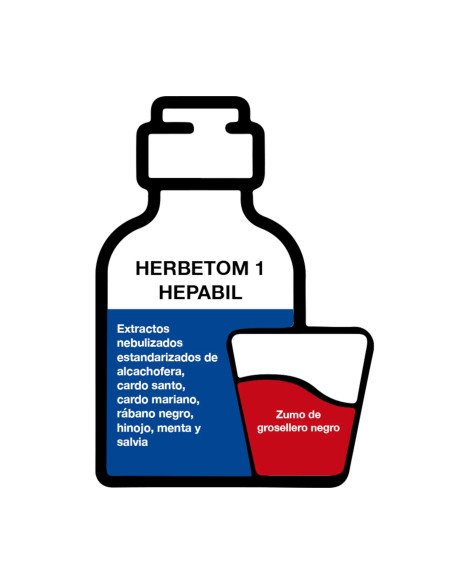 HERBETOM-1 HEPABIL - 250 ml