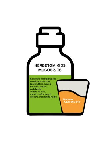 HERBETOM KIDS MUCOS & TS - 250 ml