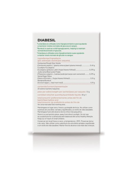 NATUSOR 15 DIABESIL - 20 filtros