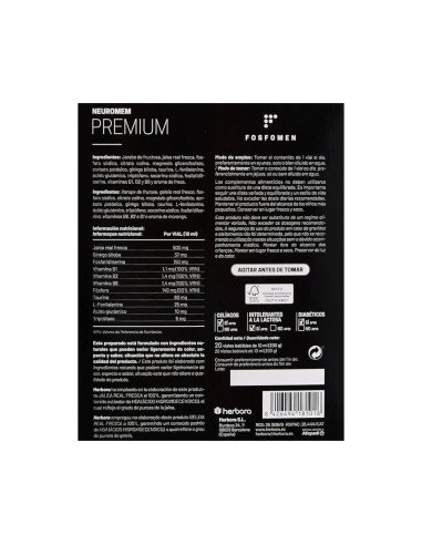 Neuromem Premium (Fosfomen®) - 20 viales