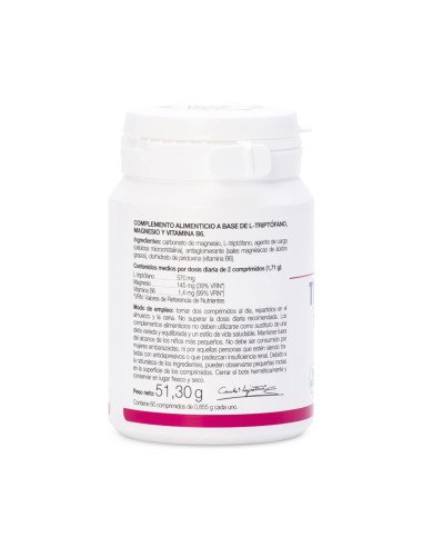 TRIPTÓFANO CON MAGNESIO + VITAMINA B6 - 60 comp