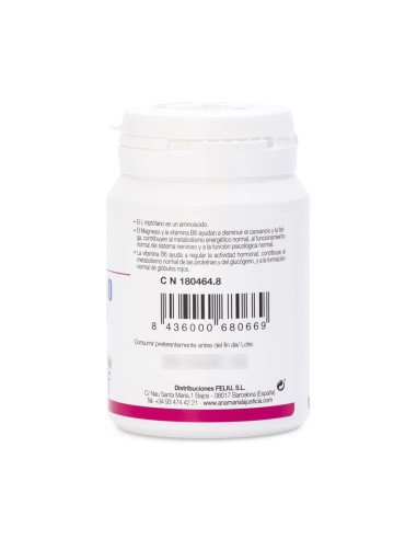 TRIPTÓFANO CON MAGNESIO + VITAMINA B6 - 60 comp