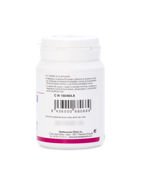 TRIPTÓFANO CON MAGNESIO + VITAMINA B6 - 60 comp