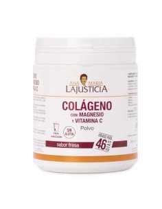 COLÁGENO CON MAGNESIO + VITAMINA C (Sabor fresa) - 350 g