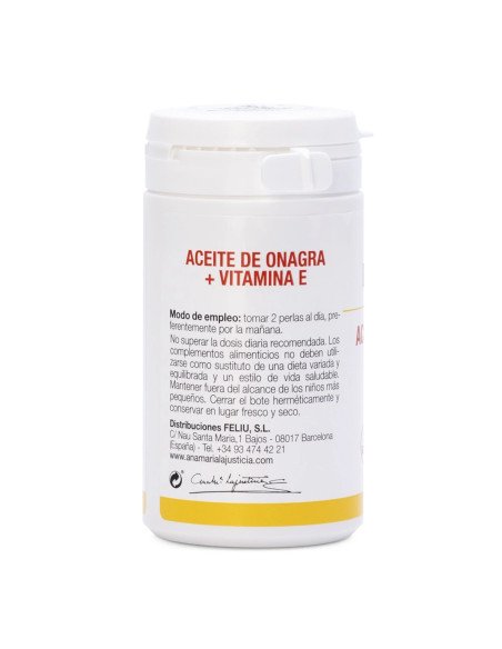 ACEITE DE ONAGRA + VITAMINA E - 80 perlas