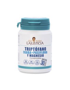 TRIPTÓFANO CON GABA + PASIFLORA Y MAGNESIO - 60 comp