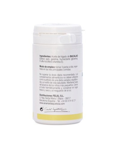 ACEITE DE HÍGADO DE BACALAO - 90 perlas
