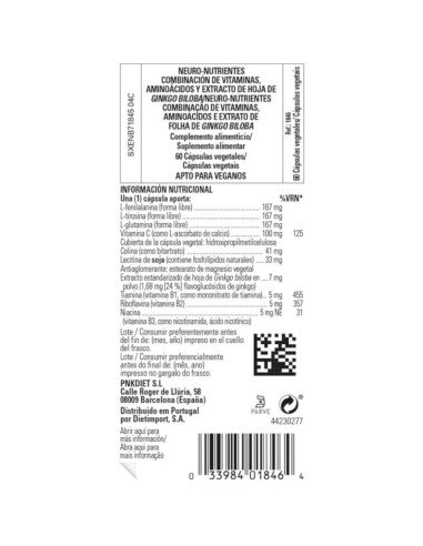 NEURO-NUTRIENTES - 60 vcaps