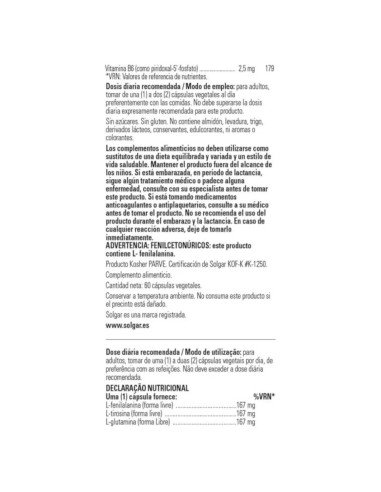 NEURO-NUTRIENTES - 60 vcaps