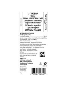 L-TIROSINA 500 mg - 50 vcaps 2