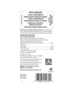 BETA-CAROTENO - 180 caps 2