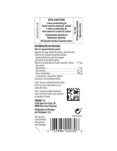 BETA-CAROTENO - 60 caps 2