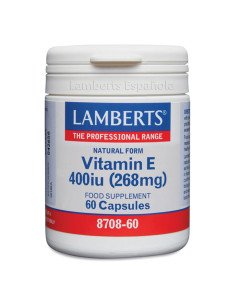 VITAMINA E (Natural) 400UI - 60 perlas