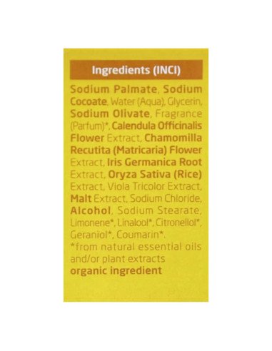 JABÓN VEGETAL DE CALENDULA - 100 g