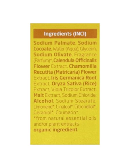 JABÓN VEGETAL DE CALENDULA - 100 g