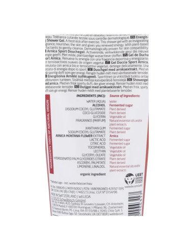 GEL DE DUCHA SPORT DE ARNICA - 200 ml