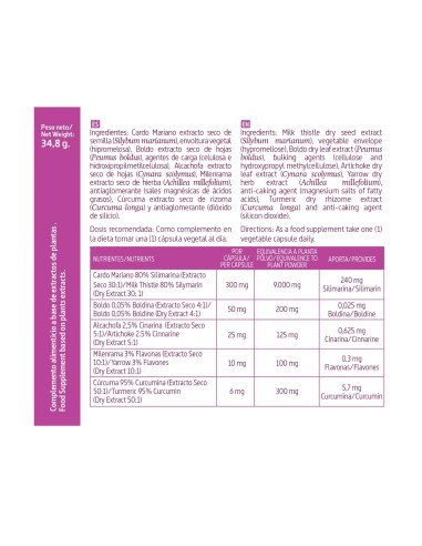 CARDO MARIANO COMPLEX 9.725 mg - 60 caps