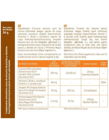 CURCUMA COMPLEX 10.000 mg - 60 caps