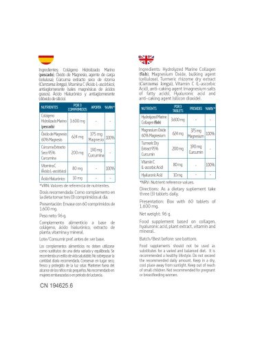 CONFORTFLEX® COLÁGENO MARINO 1200 mg - 60 comp