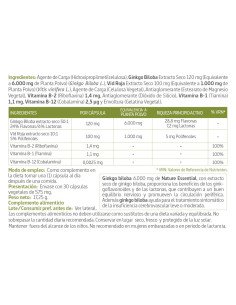 GINKGO BILOBA 6000 mg - 30 caps 2