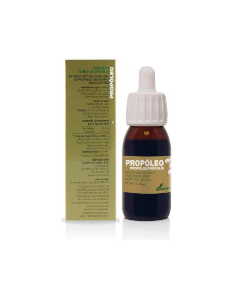 PROPÓLEO EXTRACTO HIDROALCOHOLICO - 50 ml