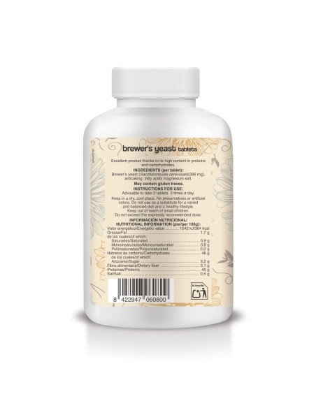 LEVADURA DE CERVEZA - 500 comp